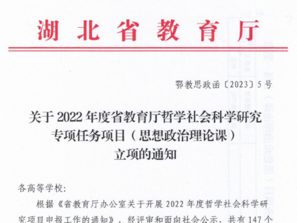 再获突破|我校获批2项省教育厅哲学社会科学研究项目